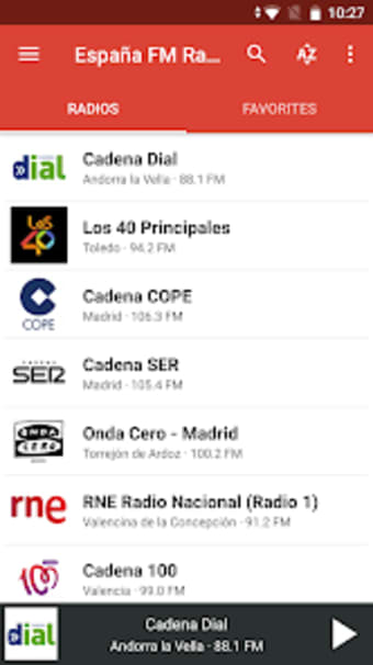 España FM Radios AM