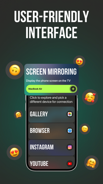 Screen Mirroring Cast: TV App