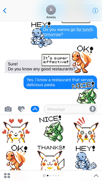 Pokémon Pixel Art Part 1: English Sticker Pack