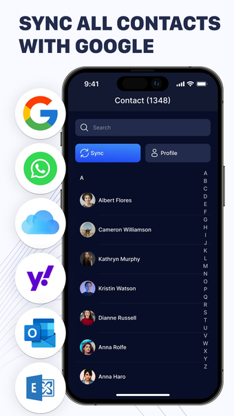 Contacts Sync  Transfer App