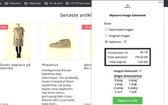 Mystore Image Extension