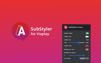 Viaplay SubStyler: Customize subtitles