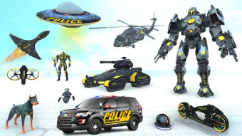 Police Prado Robot Car Games