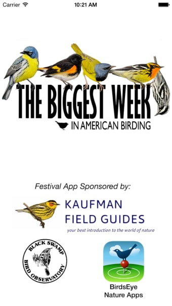BirdsEye Biggest Week in American Birding Festival App