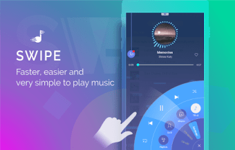iPlay Music  Swipe Music Player Quick Mp3 Player
