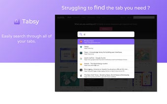 Tabsy - Tab Finder