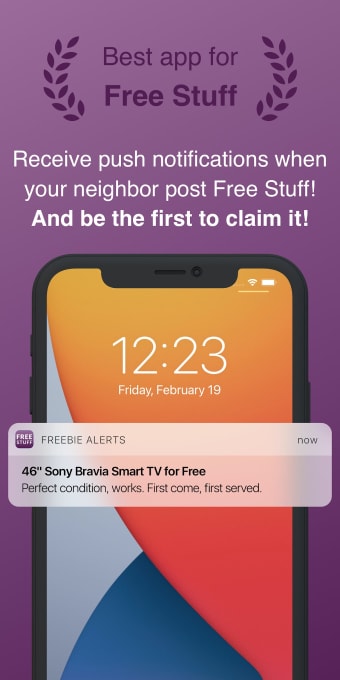 Free Stuff Alerts for Nextdoor Letgo  offer up