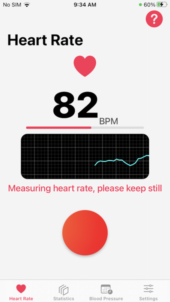 Pulse Rate cardio app monitor