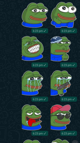 Pepe Stickers for Whatsapp La