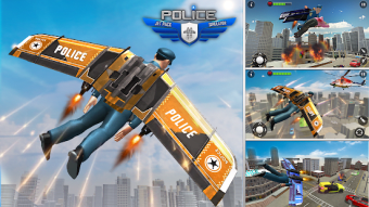 Flying Jetpack Hero:Miami Gangster Crime Simulator