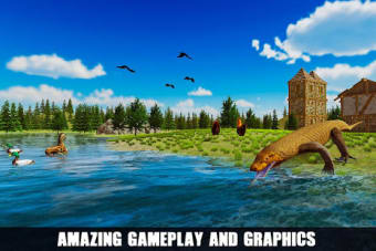 Angry Komodo Dragon: Epic RPG Survival Game