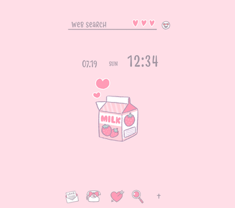 Hearty Milk Theme HOME