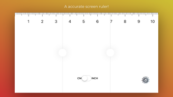 Ruler-A accurate screen ruler