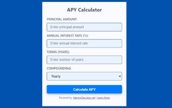 APY Calculator