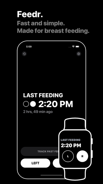 Feedr  Track Breastfeeding