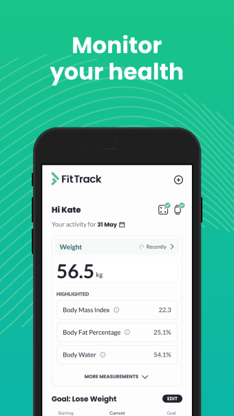 FitTrack MyHealth: Track Scale