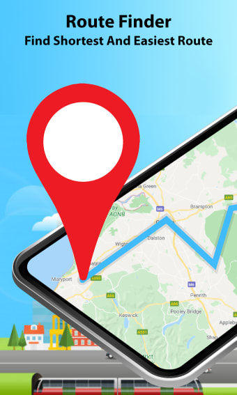 GPS Alarm Route Finder - Map Alarm  Route Planner