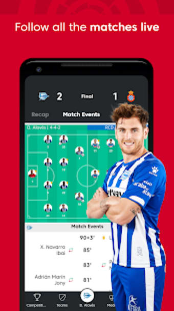 La Liga Official App - Live Soccer Scores  Stats