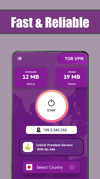 TOR VPN - ALL COUNTRY SERVERS