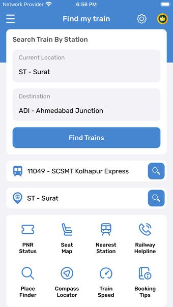 Where is my train: PNR Status