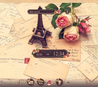Eiffel Tower-Vintage French-