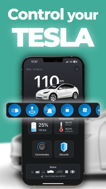 Teslamote : remote for Tesla