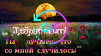 Good Night Gif in Russian