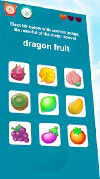 Recognize Fruit Game