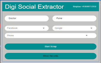 Digi Social Extractor