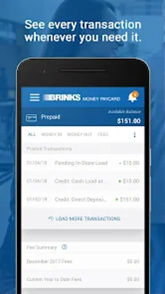 Brinks Money Paycard