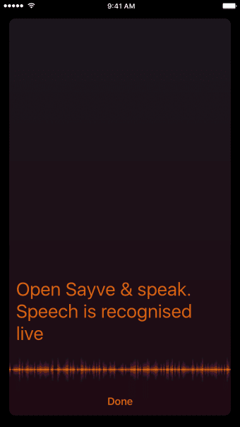 Sayve: record and transcribe