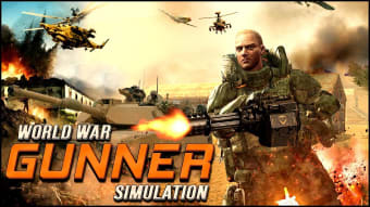 World War Gunner Simulation: WW2 Gun Games 2020