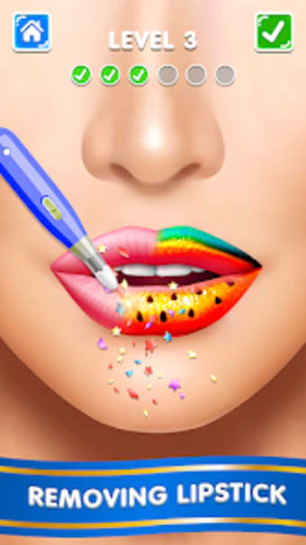 Lip Art Lipstick: Makeup games