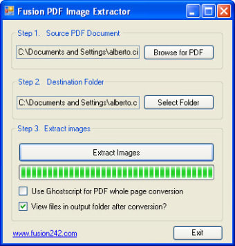 Fusion PDF Image Extractor