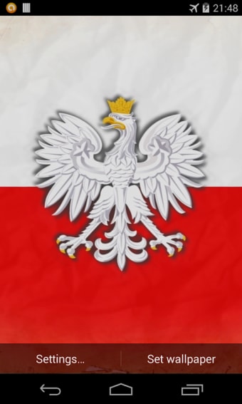 Flag of Poland Live Wallpaper