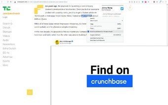 Find on Crunchbase