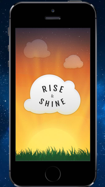 Rise  Shine: Smiling Alarm Clock