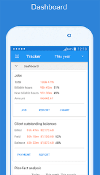 Trice - work time tracker app for freelancer