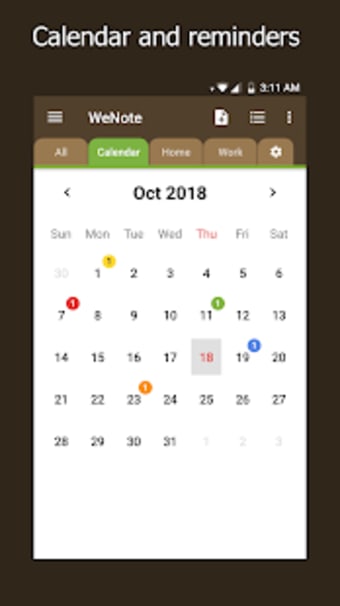 WeNote - Color Notes To-do Reminders  Calendar