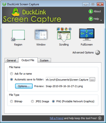 duckcapture the content changed during scrolling