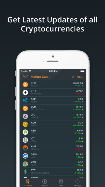 Crypto Tracker - Price Alerts