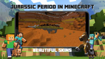 Jurassic period in Minecraft