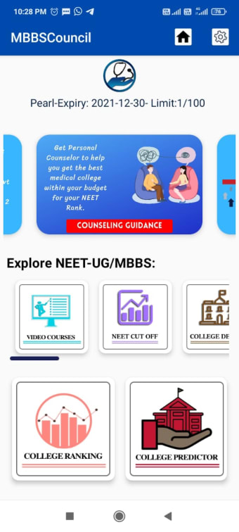 MBBS Council -NEET Counselling
