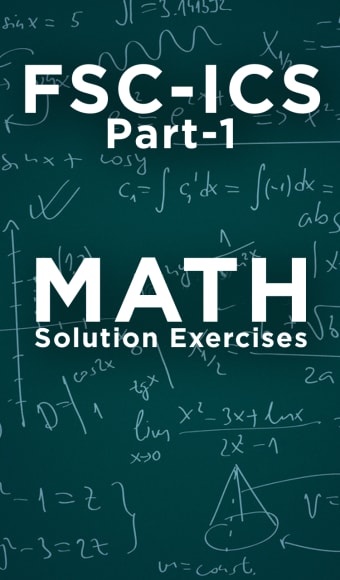 FSC ICS mathematics Part 1 Solved exercises Notes
