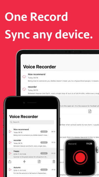 Voice Recorder - Memo  Editor