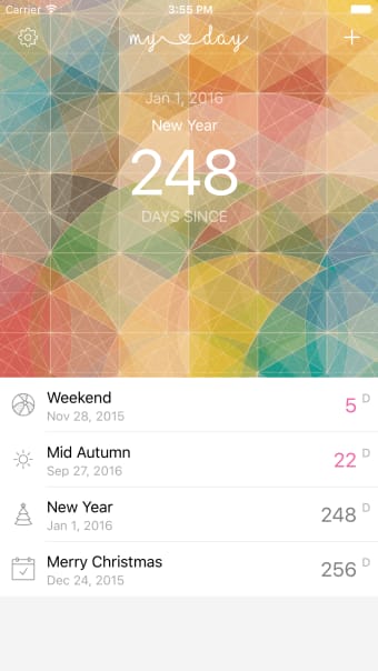 My Day - Countdown Timer Tracking Day
