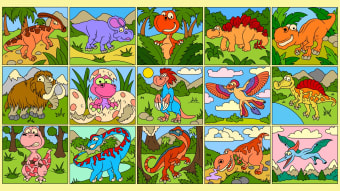 Paint by Numbers - Dinosaurs +
