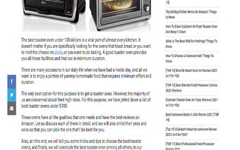 Toaster Oven Reviews - Best Toaster Oven