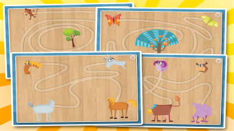 Animal maze kids game