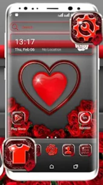 Red Heart Valentine Launcher